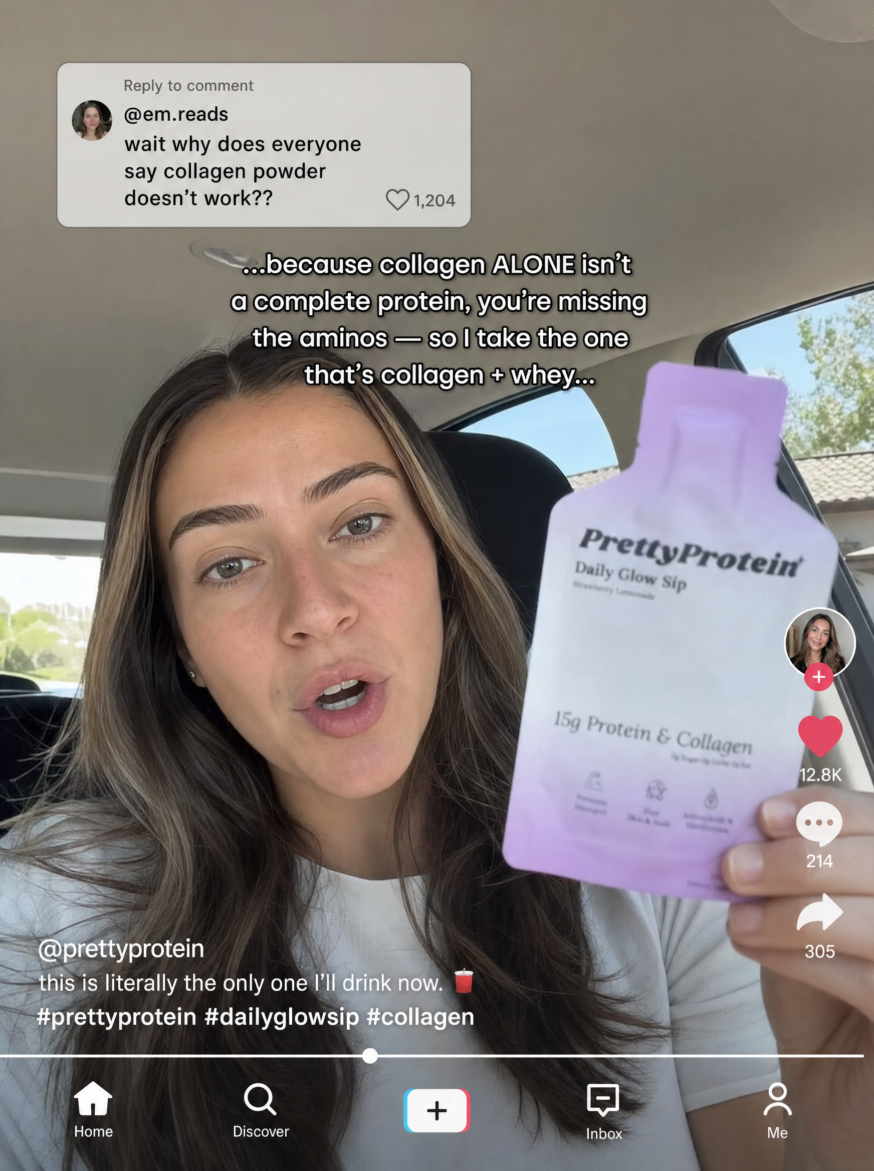 PrettyProtein on social