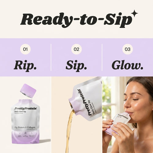 PrettyProtein Glow Sip — 24 Day Variety Pack