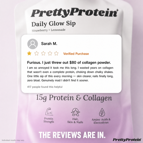 PrettyProtein Glow Sip — 24 Day Variety Pack