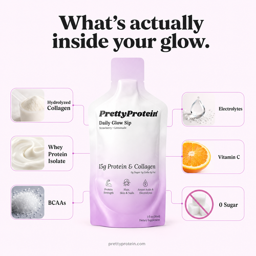 PrettyProtein Glow Sip — 24 Day Variety Pack